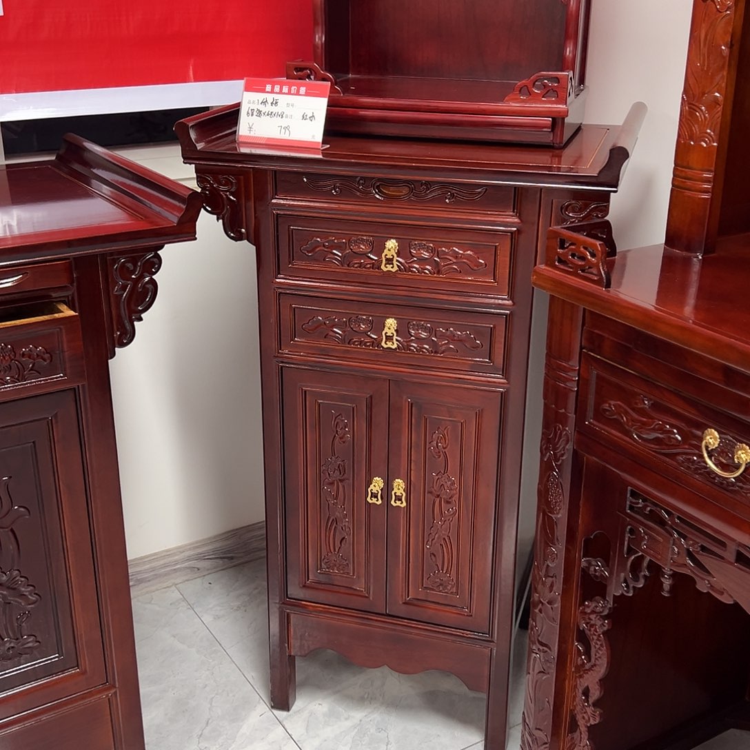 *****榆木68*48*108深黄花梨色