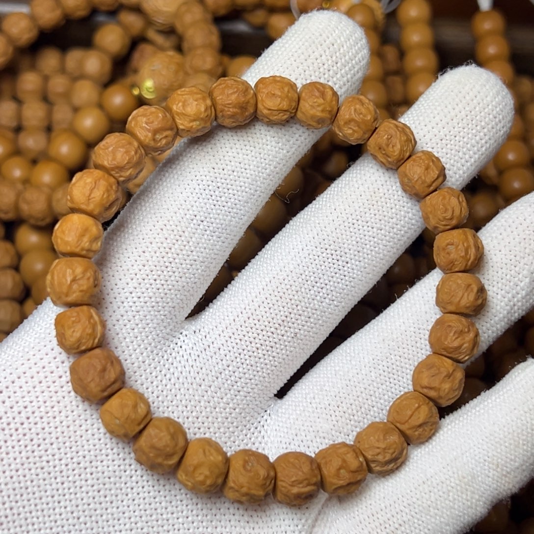 烁***猴头核桃手串微瑕龙蛇福利款