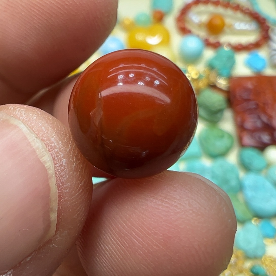 南红玛瑙未镶嵌颈饰