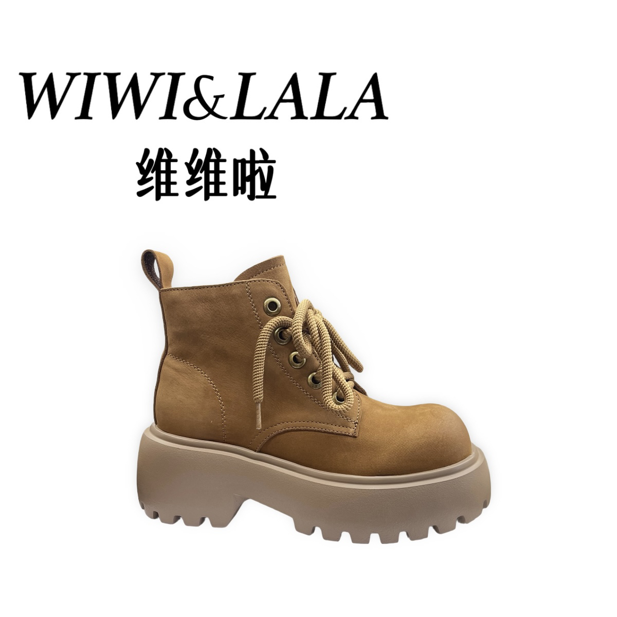 【维维啦】AW25秋款牛巴戈马丁靴短靴Y 25056-1