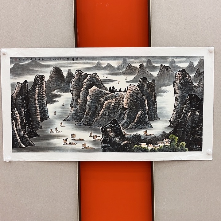 国画老*孙立芳老先生国际展览