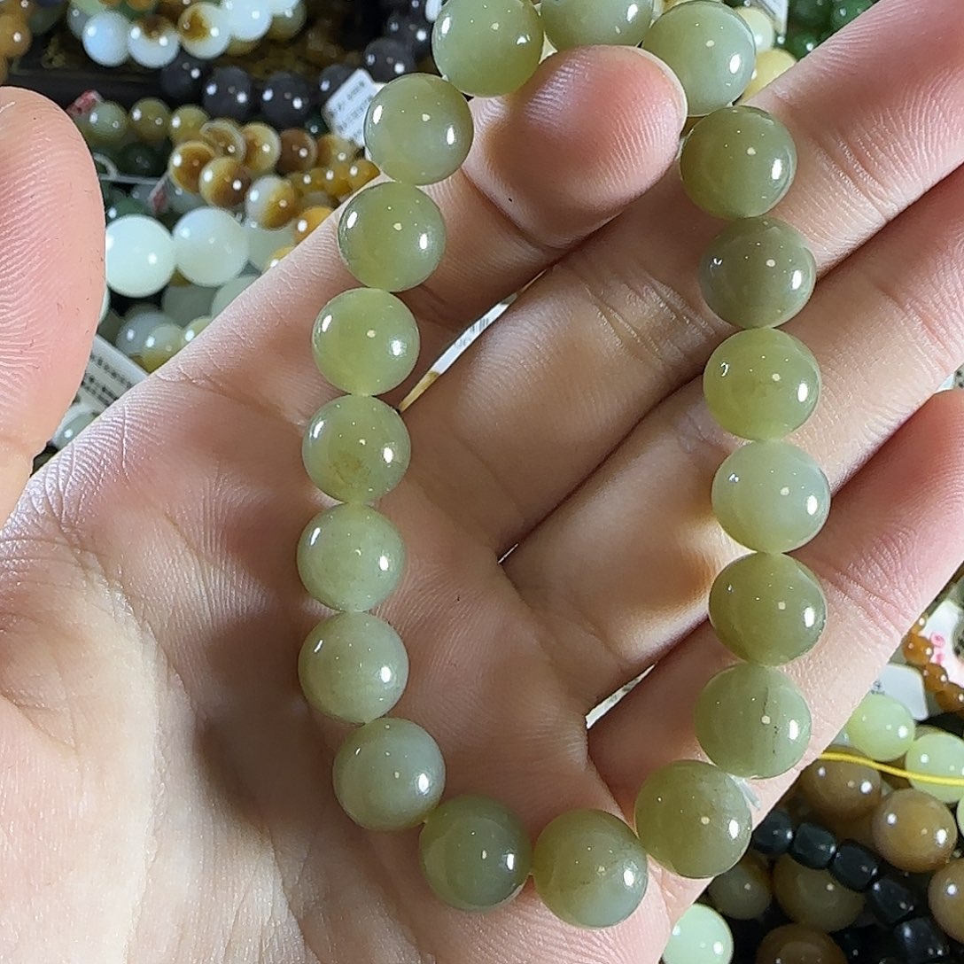 和田玉手链未镶嵌27