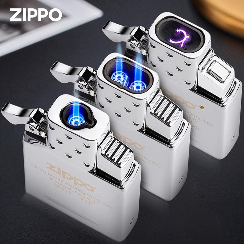 【热卖】Zippo打火机电弧充电内胆原装配件正版丁烷充气内胆PJD1