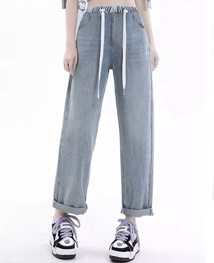 （孕妇装工厂店）21支孕妇牛仔老爹裤夏季透气潮流