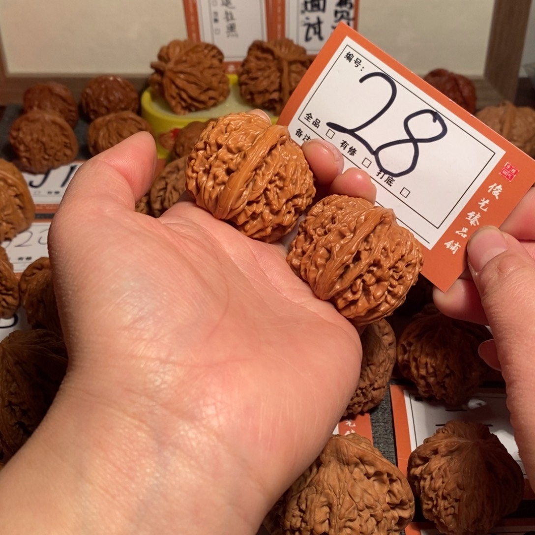 把件文玩核桃43四座楼28