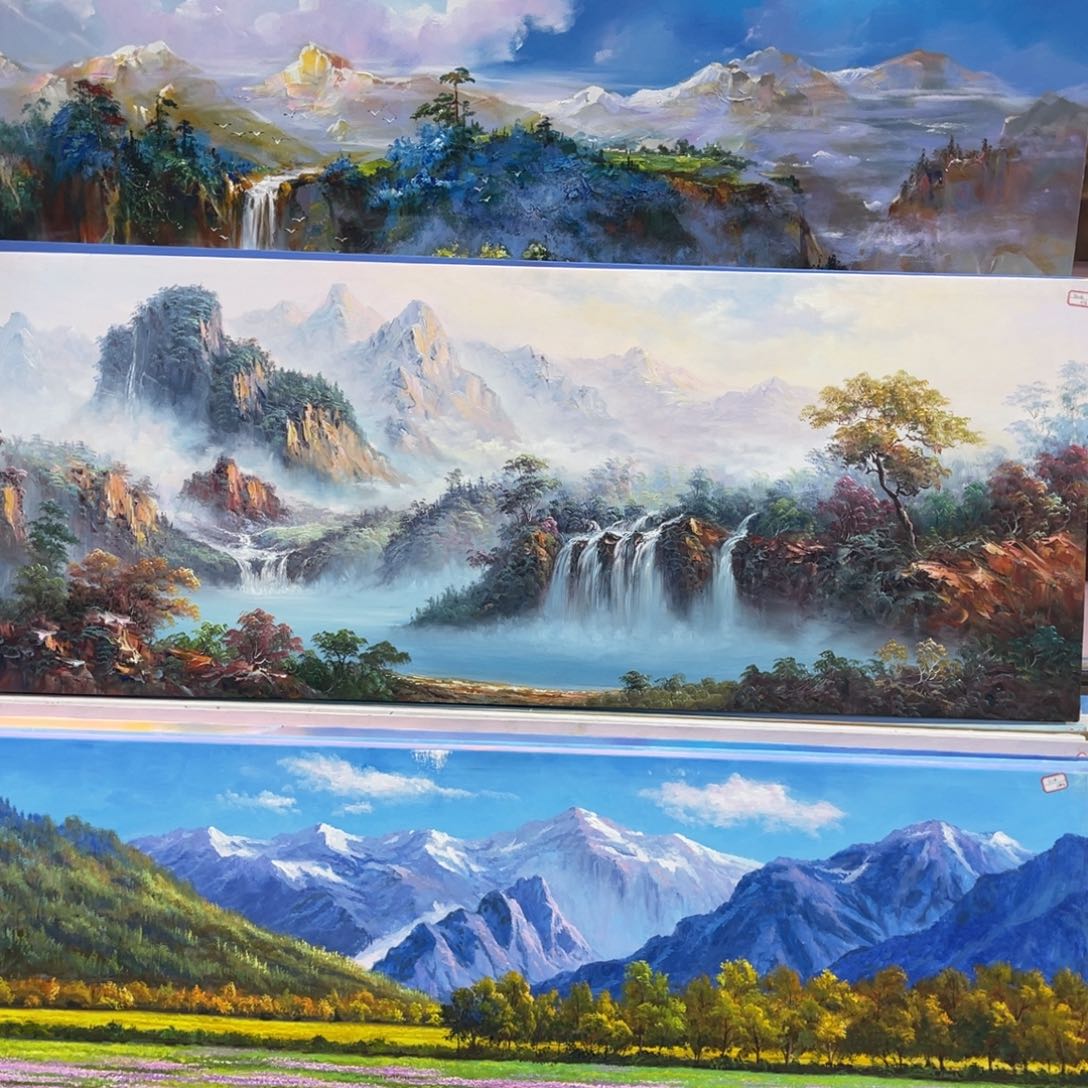 【闪购商品】油画带框90*200.111111111