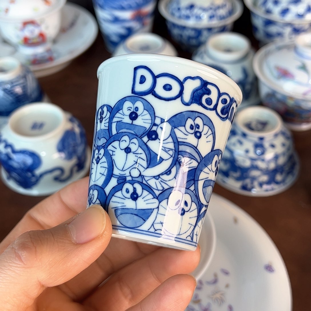 杯老****ᵂ景德镇全手工手绘陶瓷