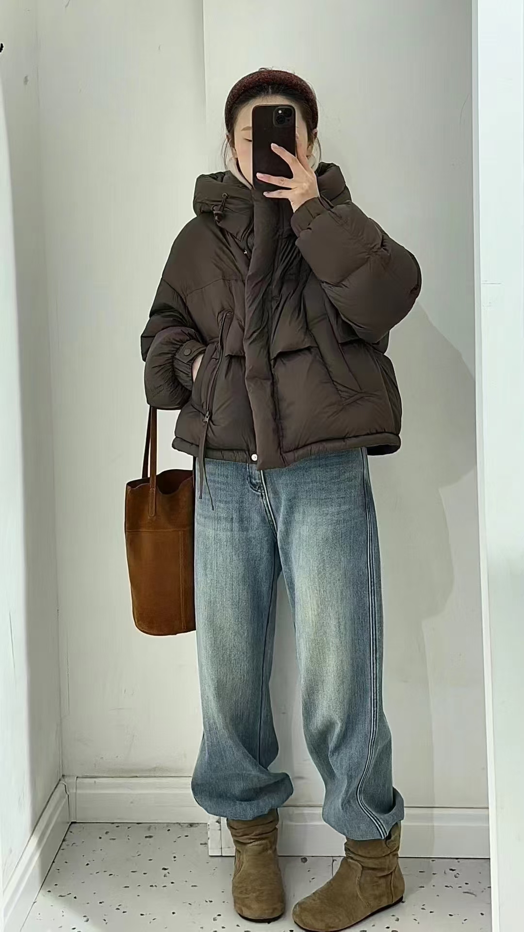 麦寻专柜正品24年新款带帽时尚面包服