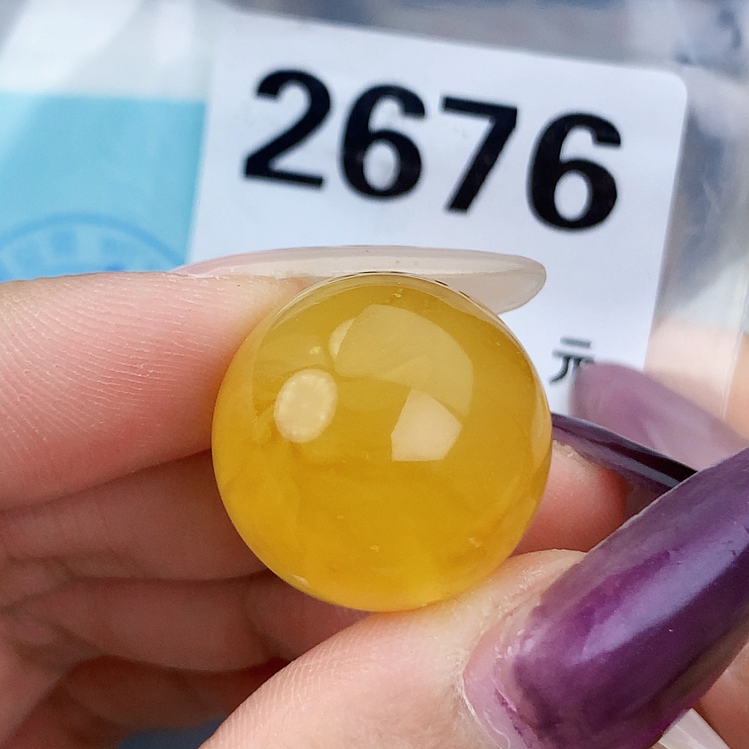 琥珀未镶嵌珠宝奇石20.1冰花，粉