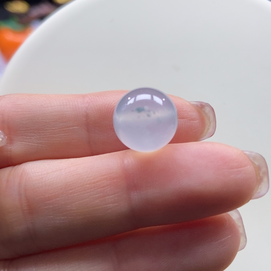 翡翠散珠茅台白圆珠12.5mm