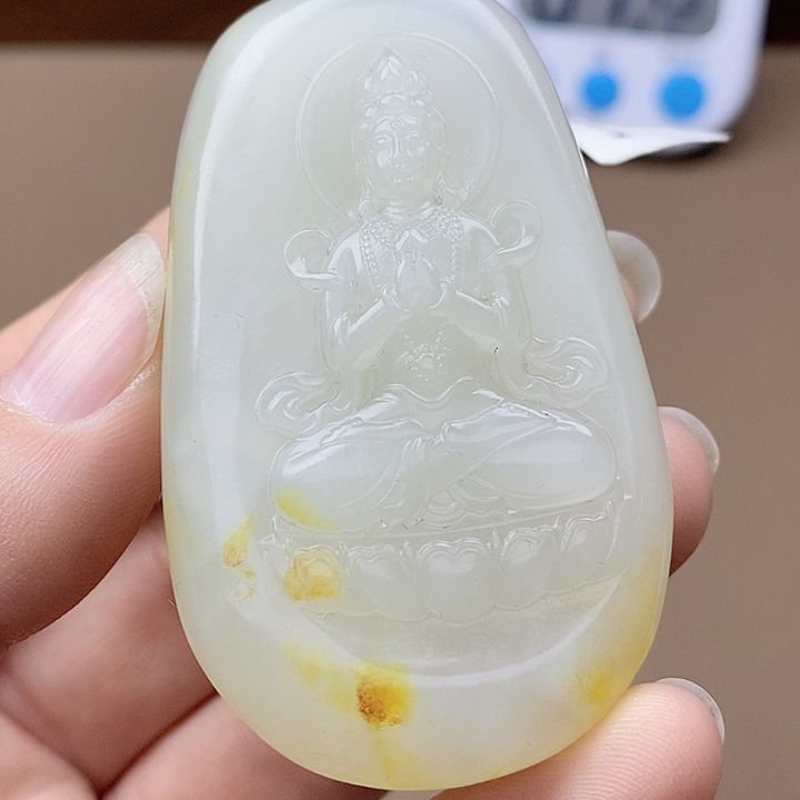 和田玉挂件未镶嵌F