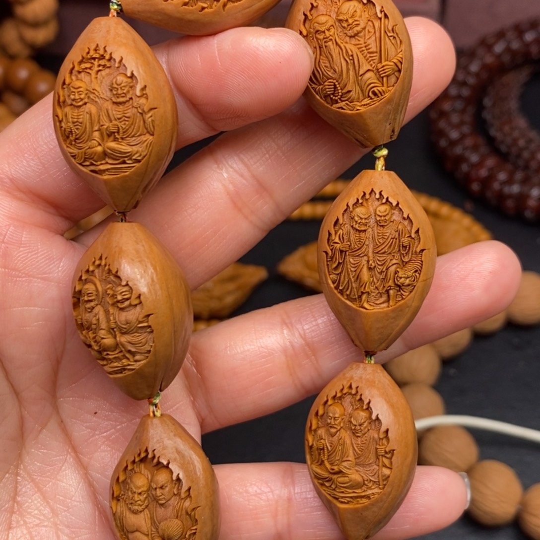 猴头核桃吊坠橄榄猴头