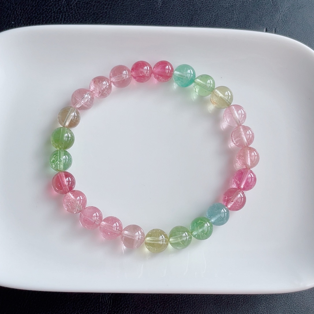 手链未镶嵌碧玺7.6mm左右