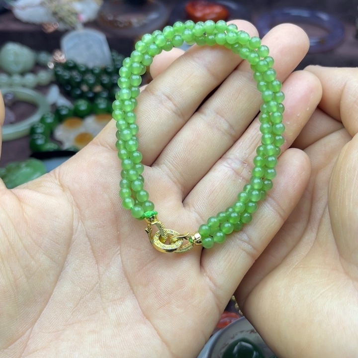 和田玉手链未镶嵌