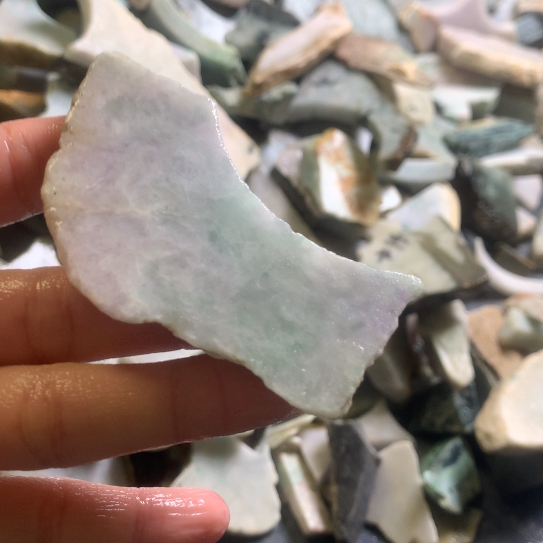 翡翠颈饰未镶嵌缅甸翡翠