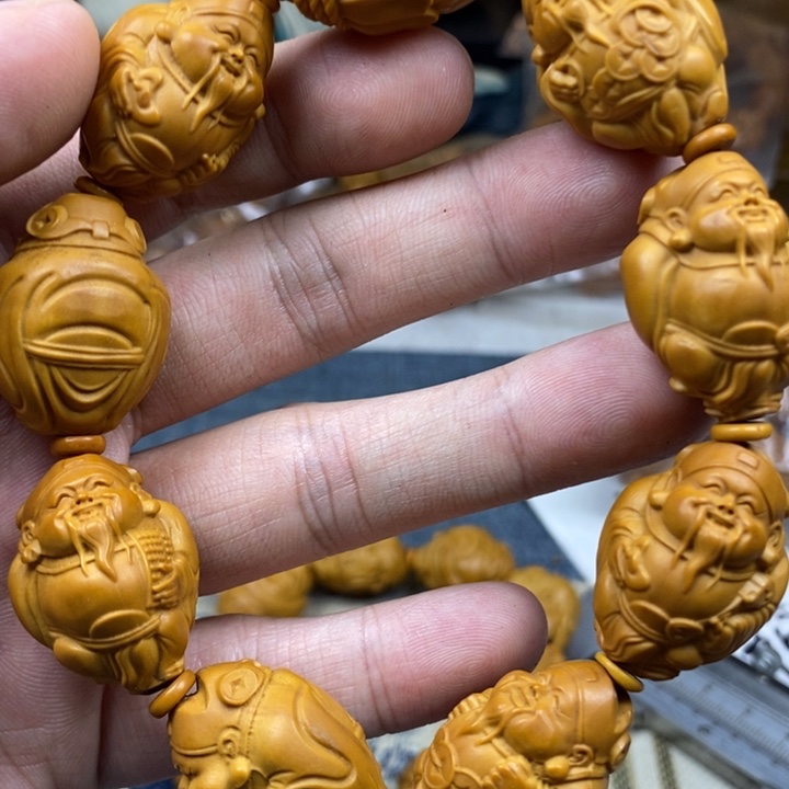 橄榄核手串/手链橄榄核雕工艺手串