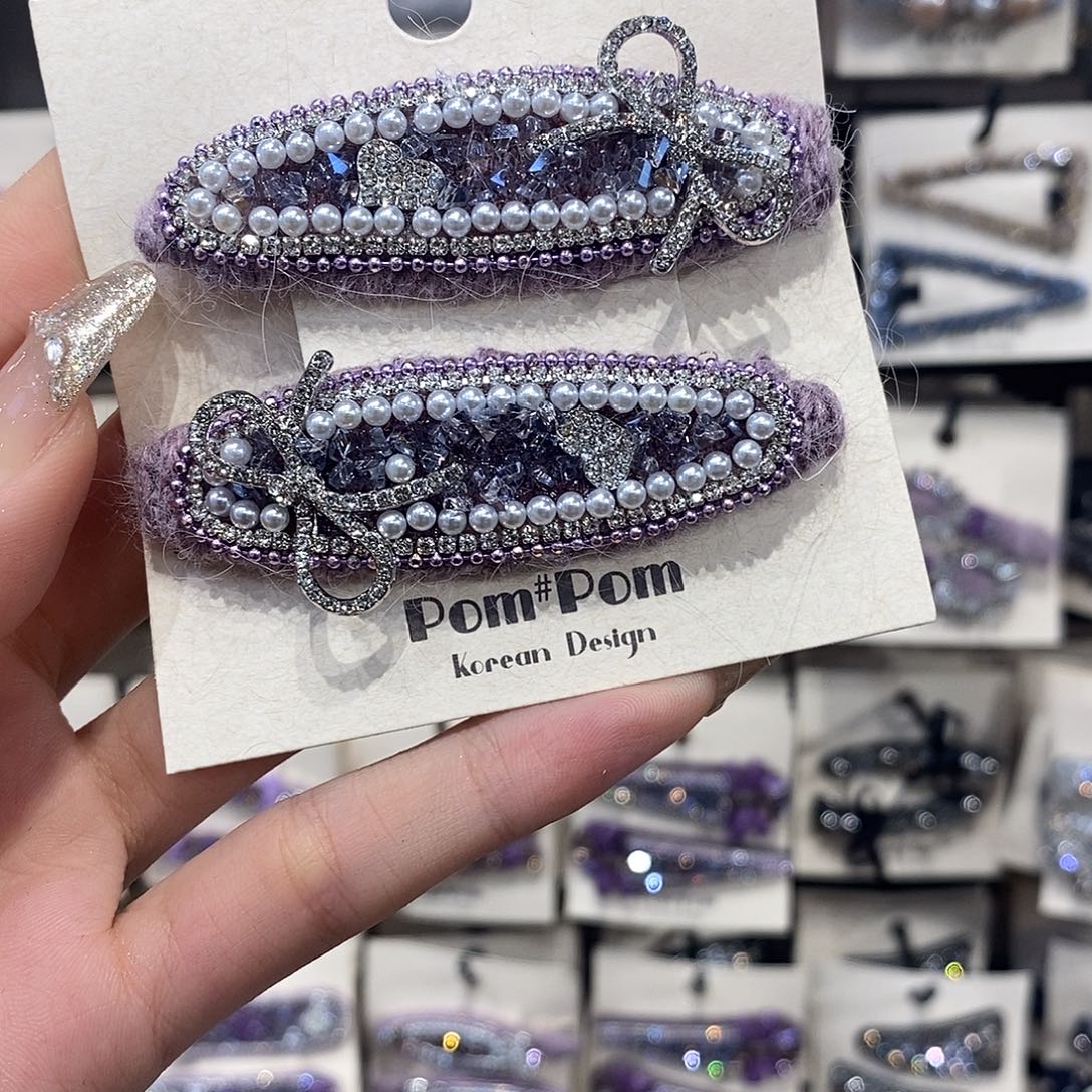 布艺铁合金拜拜夹