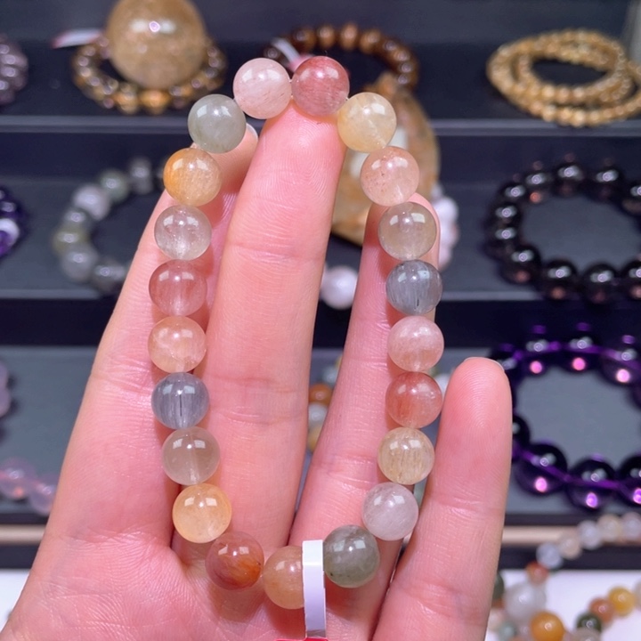 水晶手串未镶嵌天然