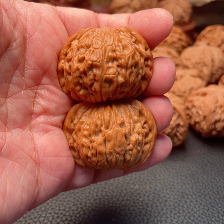 文玩核桃把件卧****.41全品山地磨盘正磨