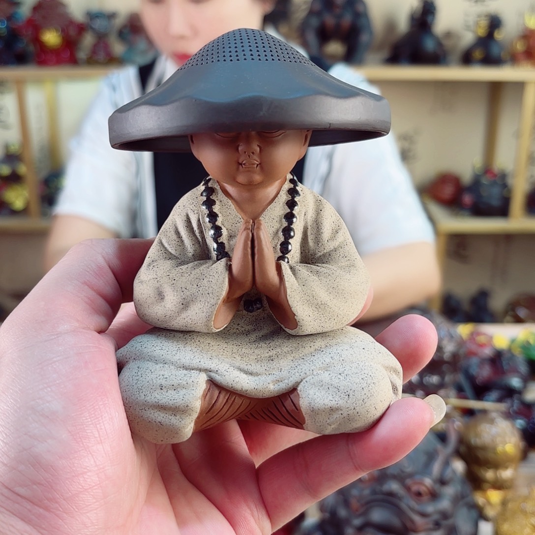 紫砂茶宠紫陶树脂茶宠摆件