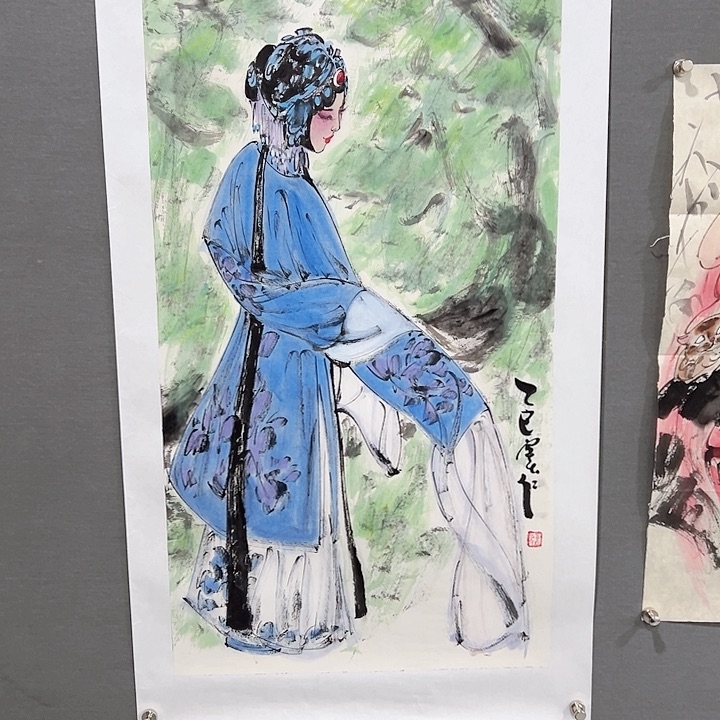 国画《****》老师作品国画