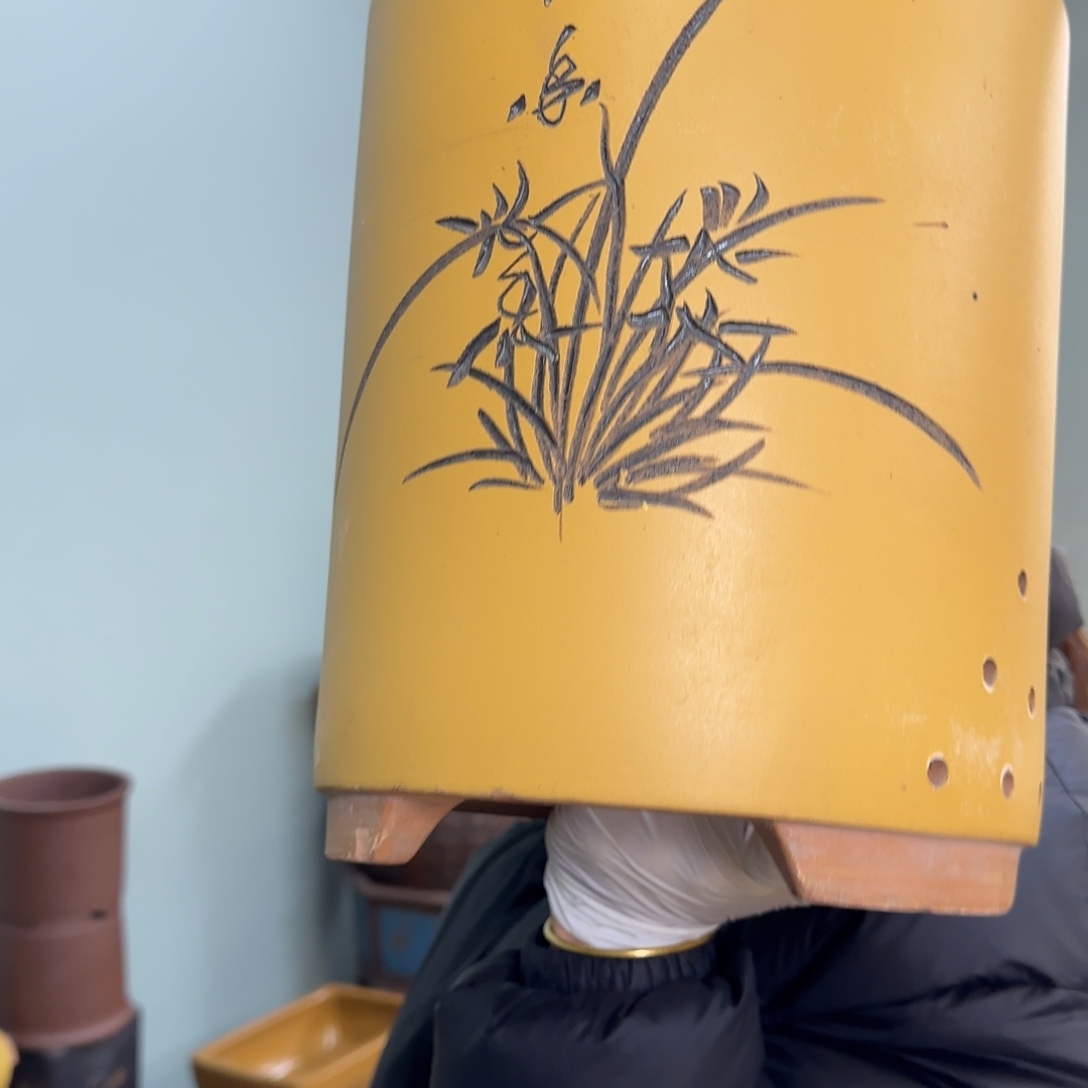 紫砂花盆紫砂口径17