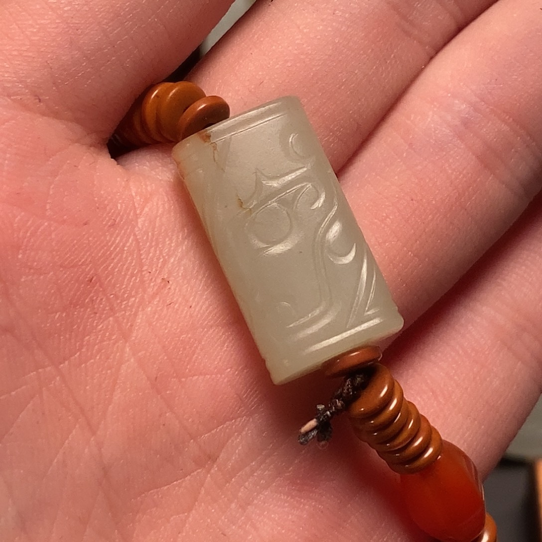 今***喜和田玉未镶嵌挂件