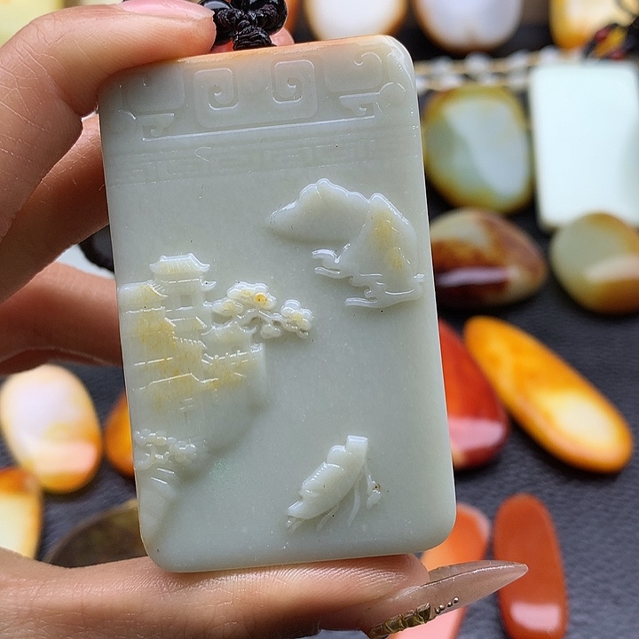 和田玉挂件未镶嵌