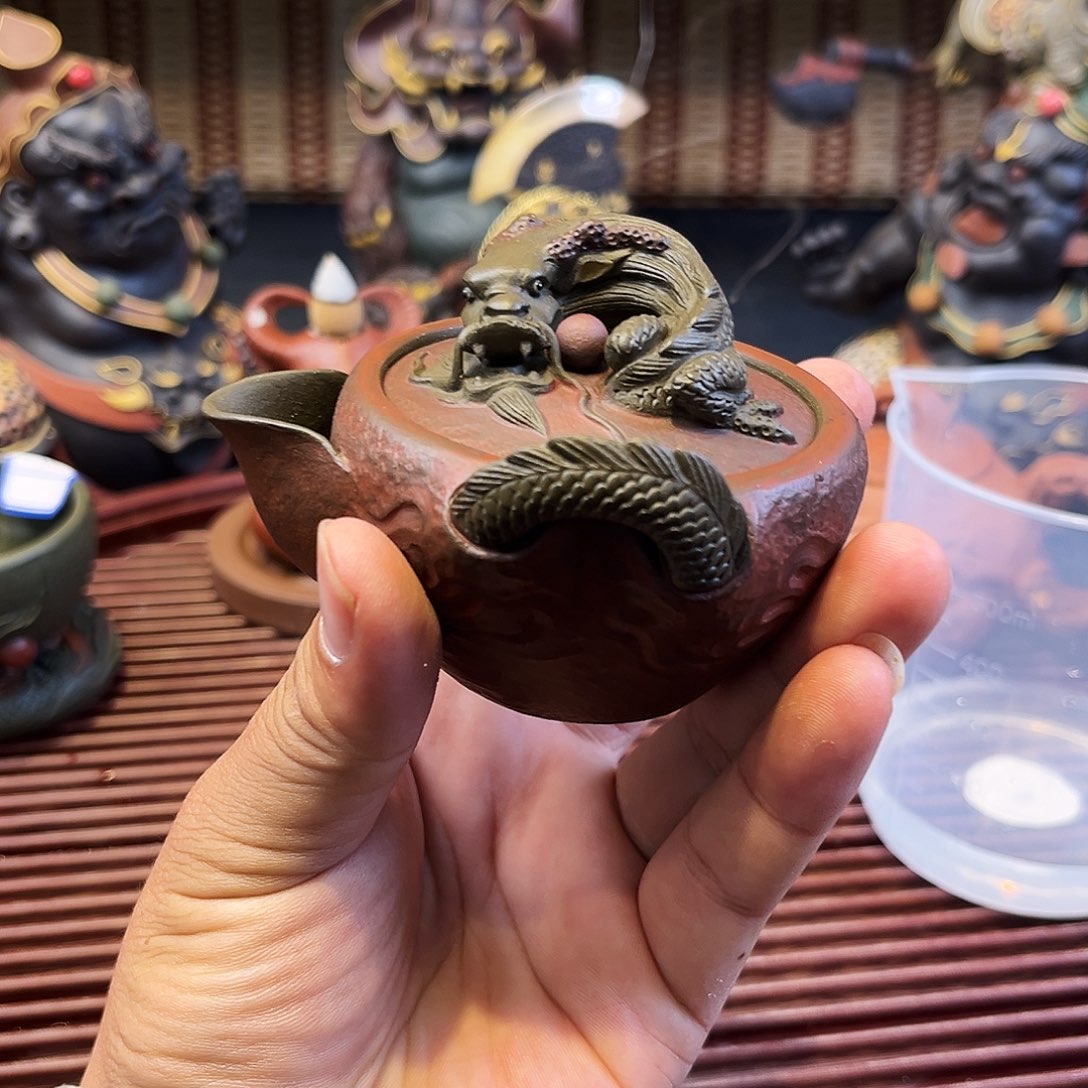 紫砂茶杯高端紫砂雕塑茶宠