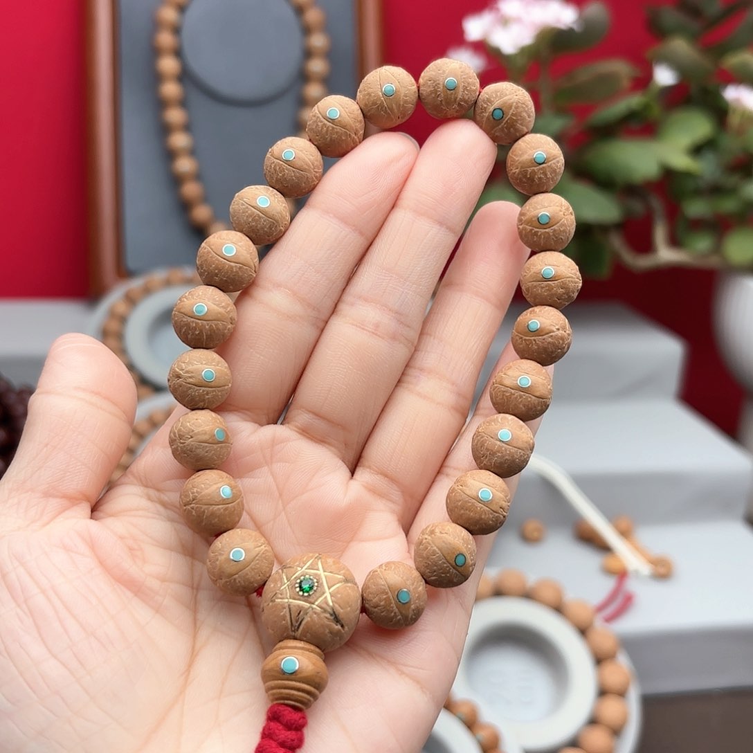 凤眼菩提手串11.5左右镶嵌手串