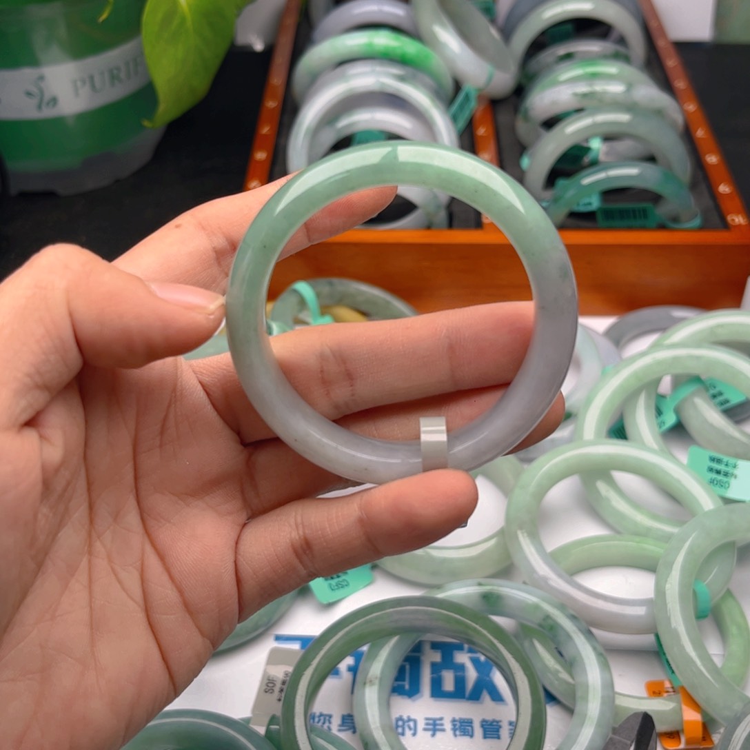 未镶嵌手镯翡翠5354 x8. 155