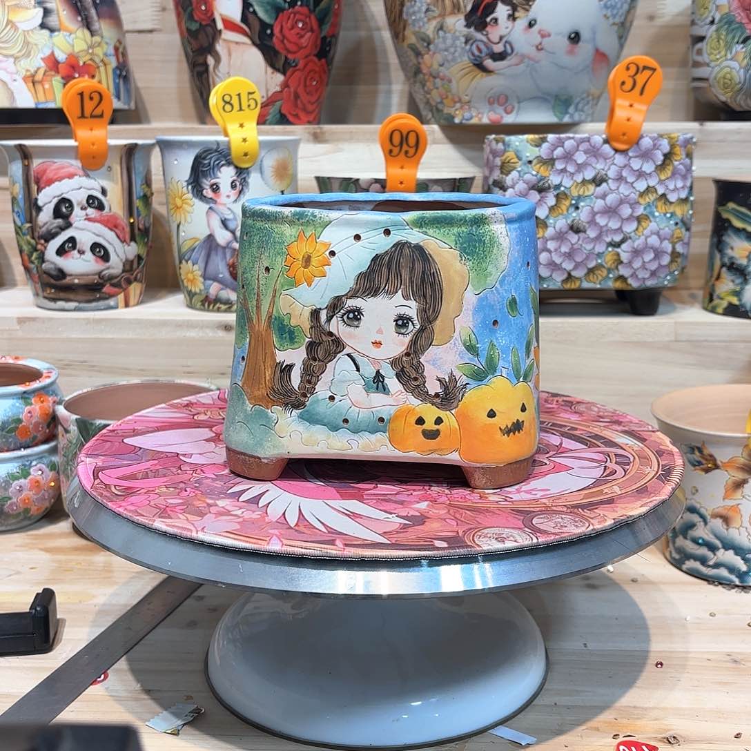 紫砂花盆手工花盆默认微瑕12/12