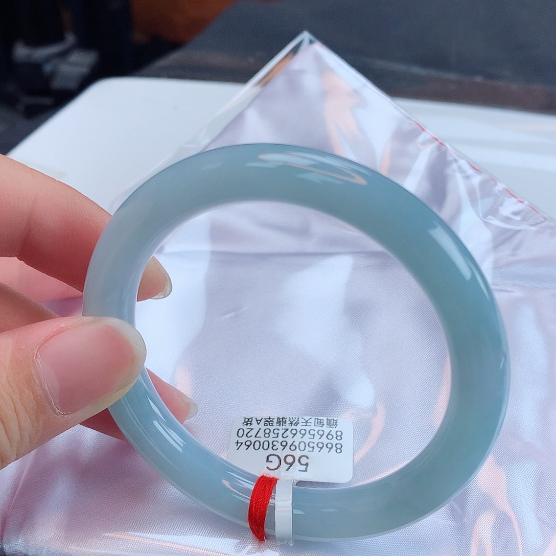 翡翠手镯未镶嵌天然缅甸翡翠A货手镯