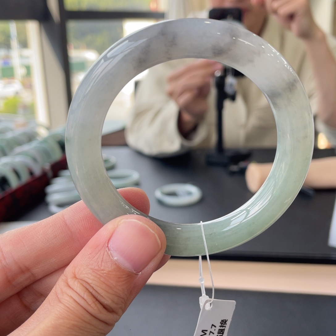 翡翠未镶嵌手镯9号链接54.5