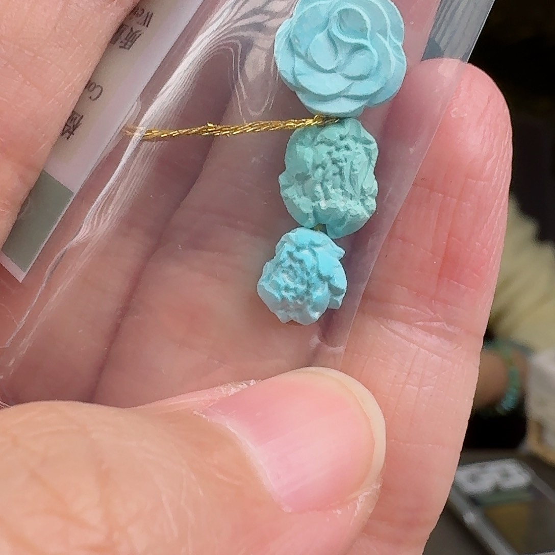 绿松石珠宝奇石未镶嵌