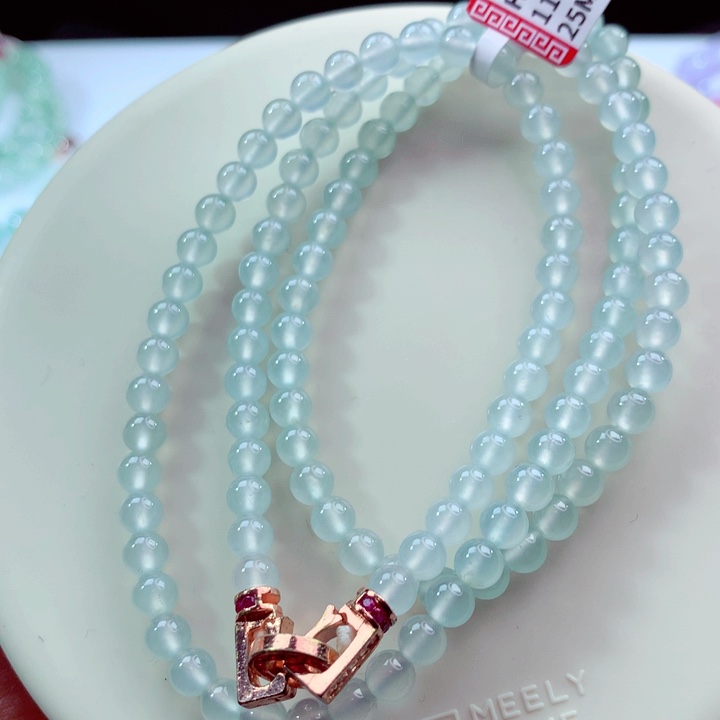 翡翠未镶嵌手链卡5