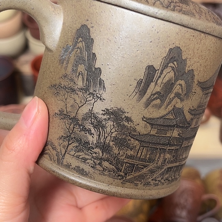 紫砂茶杯宜兴紫砂茶具正品