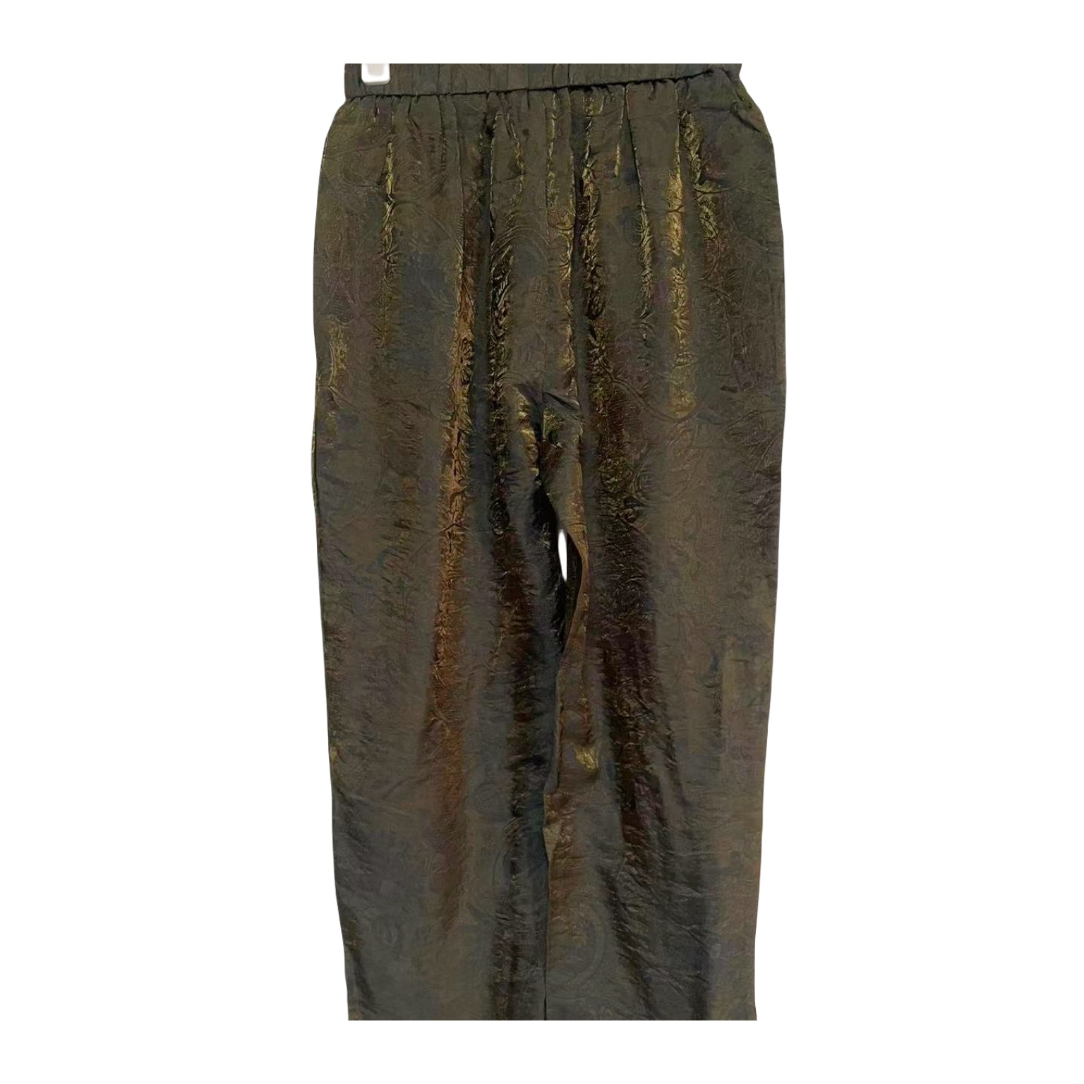 【炫彩】2025新款百搭气质飘光带彩女款裤子