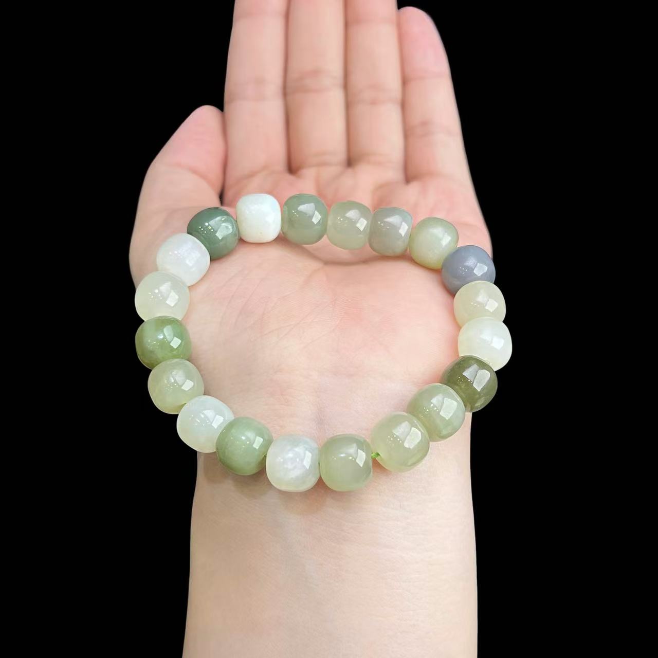 和田玉多宝手串10mm C37-01