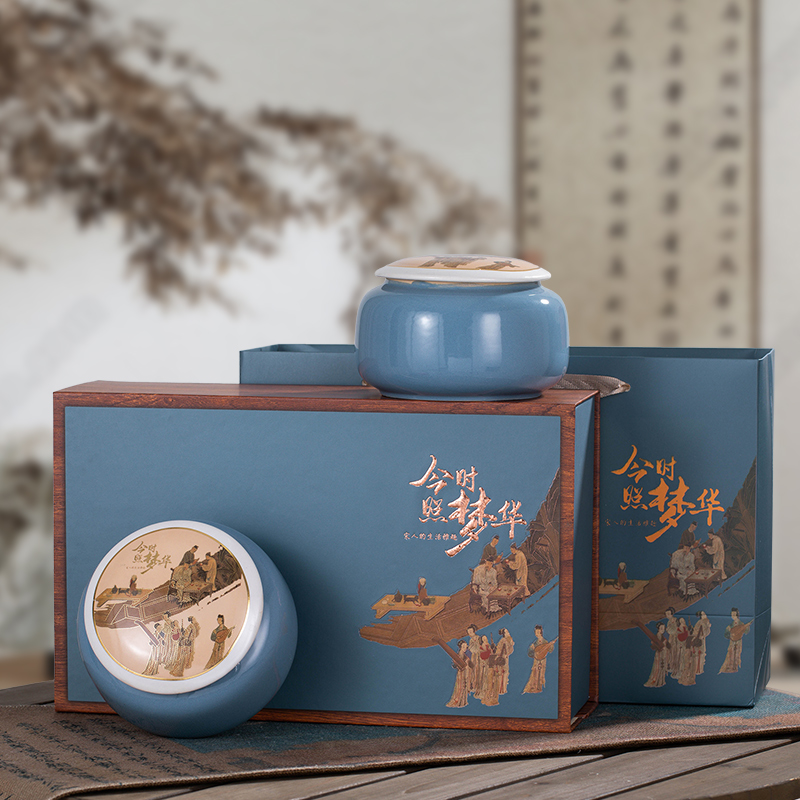 【梦华】25年新茉莉花茶新茶浓香型茉莉耐泡型花草茶陶瓷罐装礼盒装