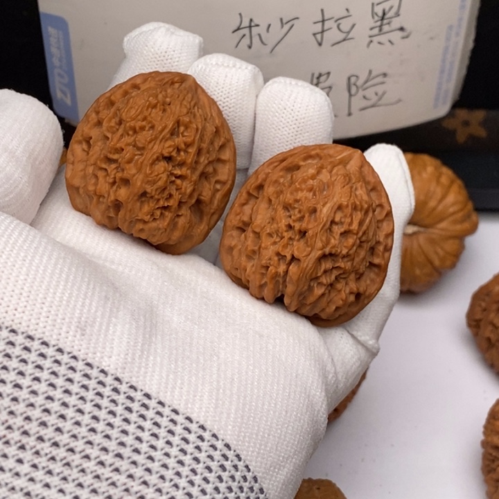 把件文玩核桃三角南疆石39