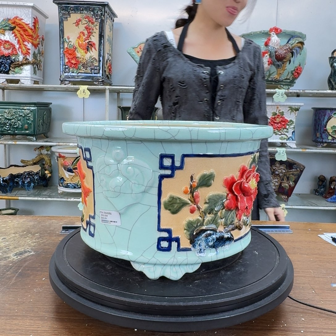 艺***明圆盆内口28深度18