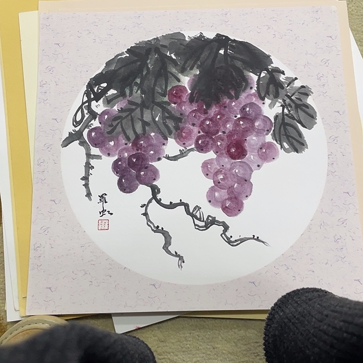 国画33-33卡纸作品艺