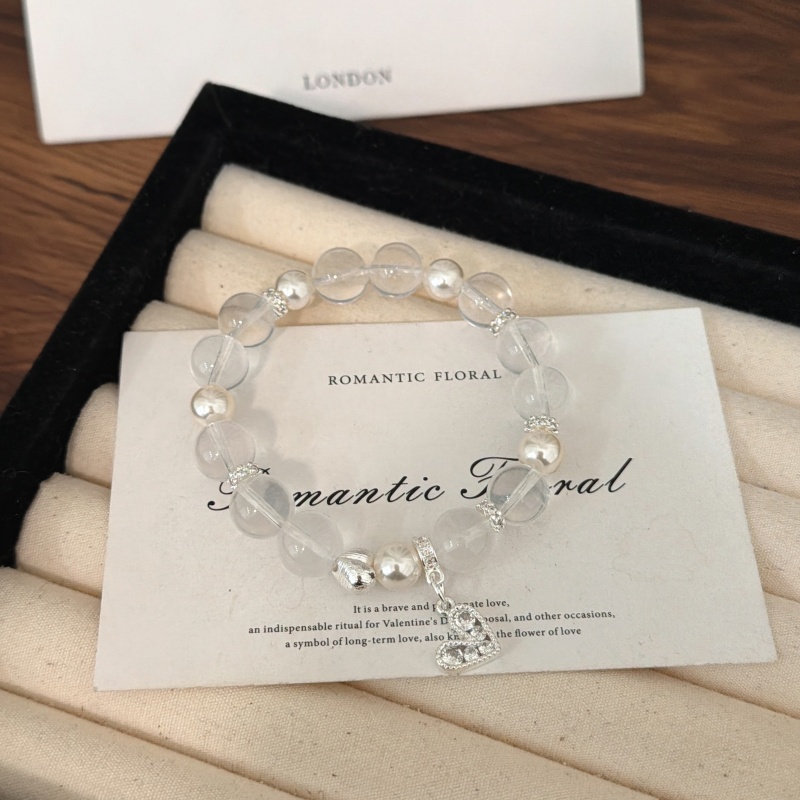 X2343奶白晶手链高端轻奢手串多样性发一