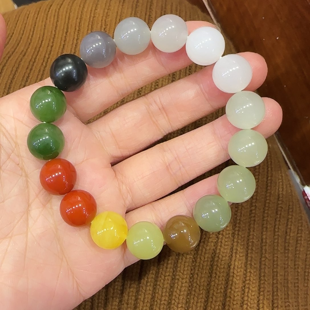 和田玉手串未镶嵌