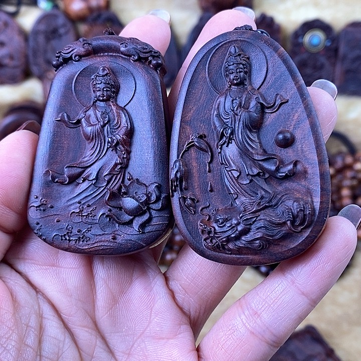 黄花梨/降香黄檀吊坠我**明