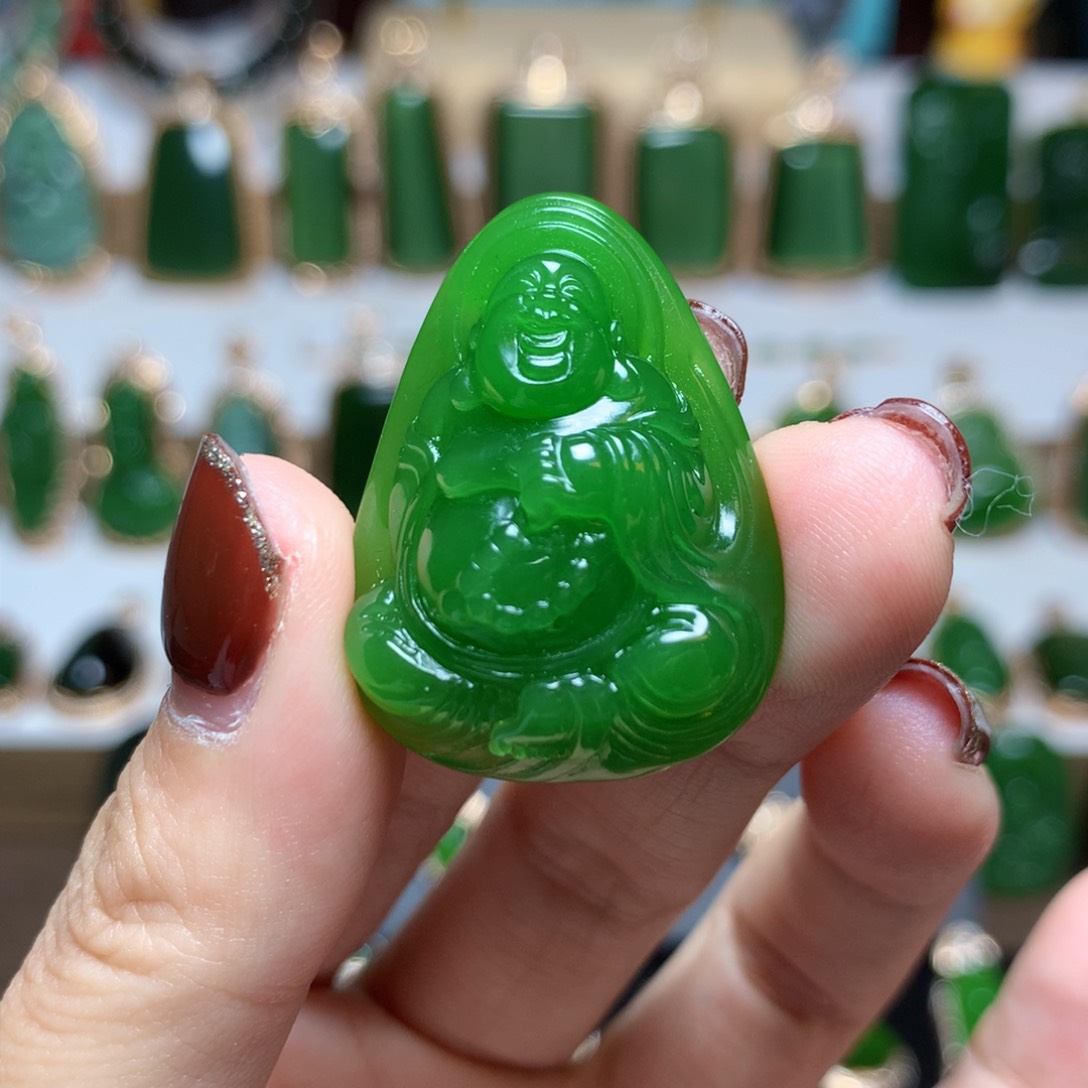 和田玉（碧玉）吊坠未镶嵌