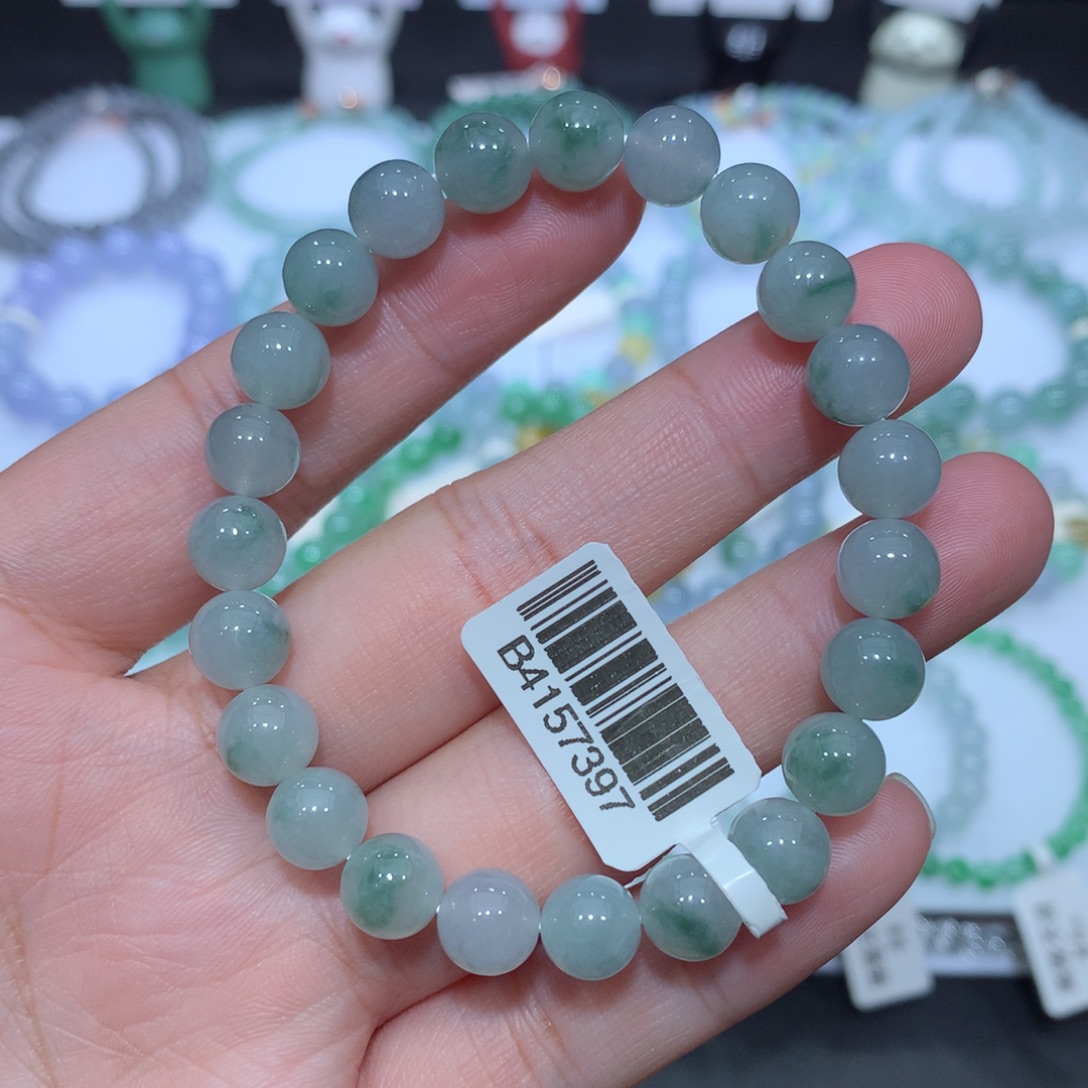 翡翠未镶嵌手串天然