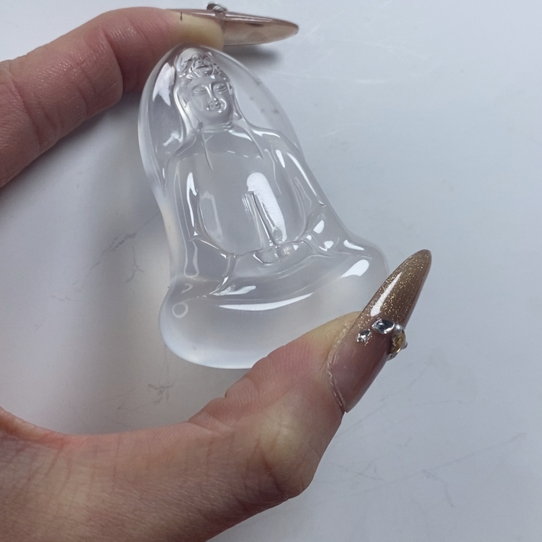 石英质玉颈饰未镶嵌暖*宝