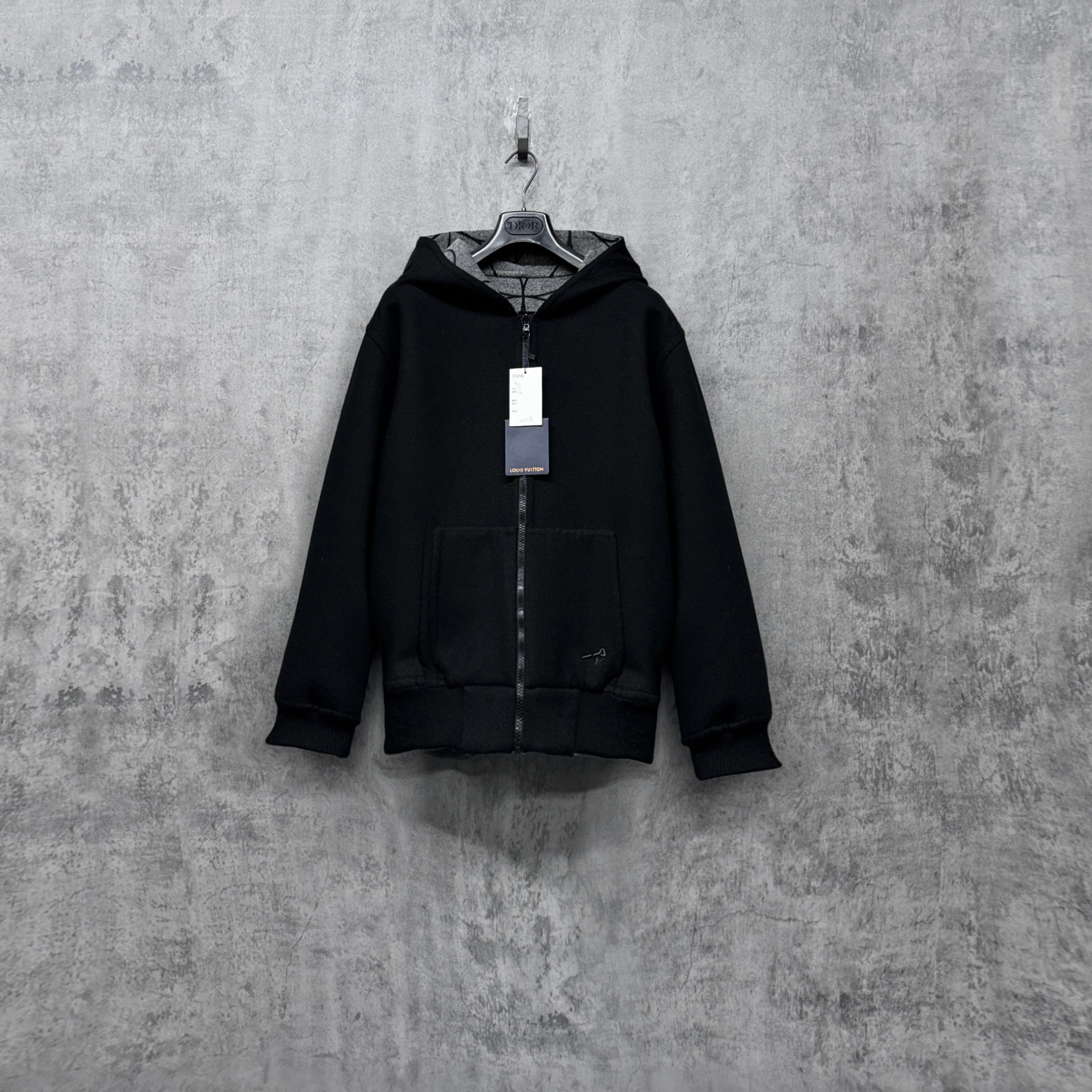 未使用 LouisVuitton/路易威登 Lv双面穿别针毛呢夹克/W0328/50码